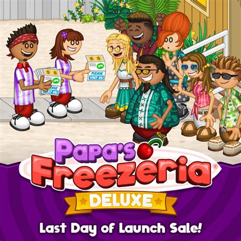 Papa’s Freezeria Deluxe: Last Day of Launch Sale! « Games « Flipline Studios Blog