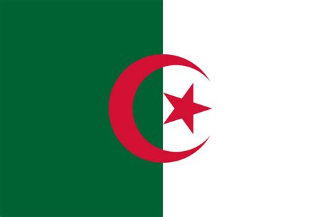 Drapeau de l'Algérie, image et signification drapeau d'Algérie - Country flags