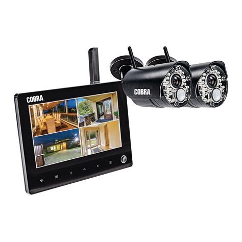 4 Channel Wireless Surveillance Camera System