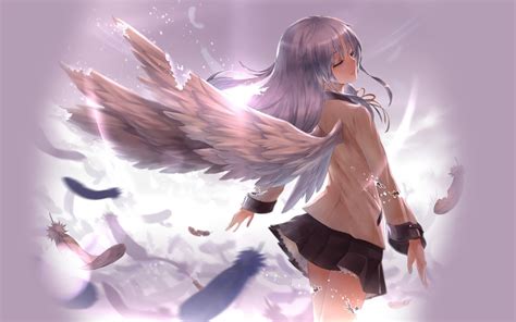 Download Kanade Tachibana Anime Angel Beats! HD Wallpaper