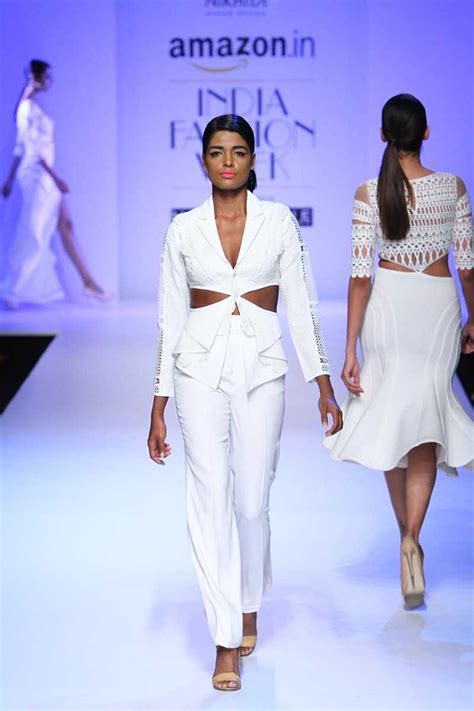 Nikhita at Amazon India Fashion Week Spring/Summer 2016 | Vogue India ...