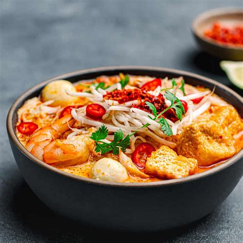 Laksa Soup (Malaysian Curry Mee) | Posh Journal