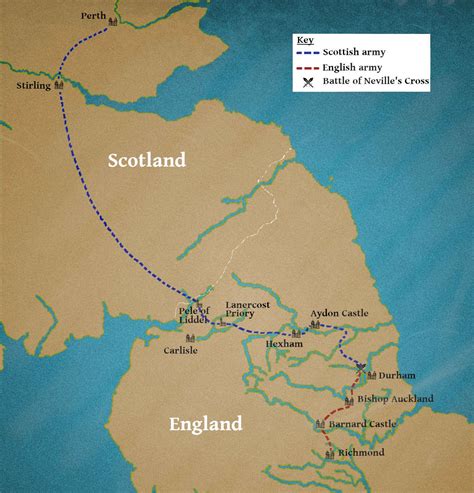 The Battle of Neville's Cross — 100 Years War