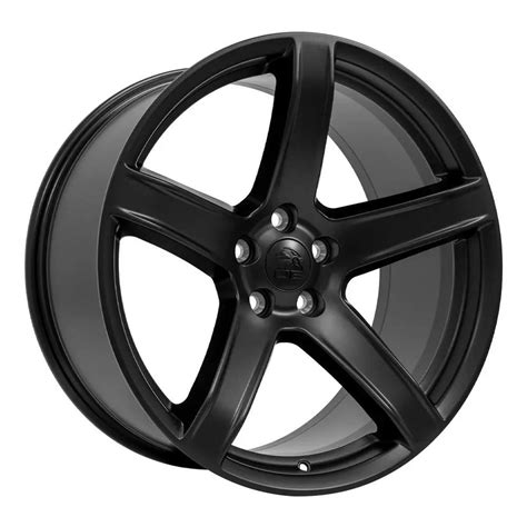 20" Satin Black wheel replacement for Dodge Challenger Replica rim