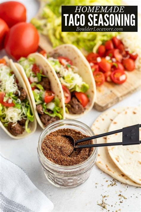 Homemade Taco Seasoning recipe - Fast & Easy! - Boulder Locavore