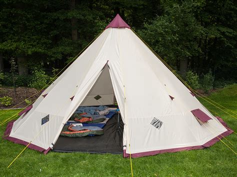 skandika XL Tipii 301 Teepee Tent 12 Person/Man Party Festival Sewn-in Floor New 4260300447073 ...