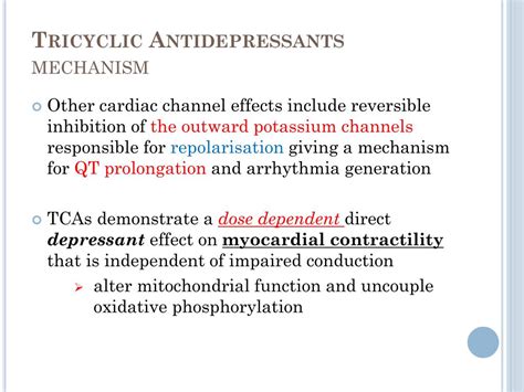 PPT - Tricyclic Antidepressants Poisoning PowerPoint Presentation, free download - ID:5659484