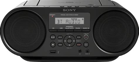 Sony CD Boombox Black ZSRS60BT - Best Buy