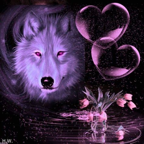 Pin by Angell Suttkus on PURPLE | Wolf spirit animal, Wolf painting, Wolf artwork