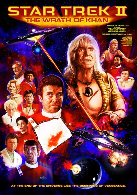 Star Trek II: The Wrath of Khan by Erik J. Kreffel - Home of the Alternative Movie Poster -AMP-