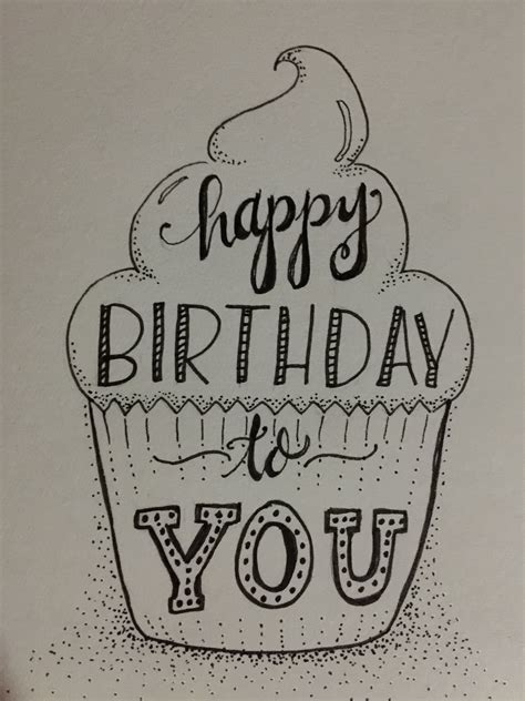 Pin by Sharlene Ricks on Cards | Birthday card drawing, Birthday cards ...