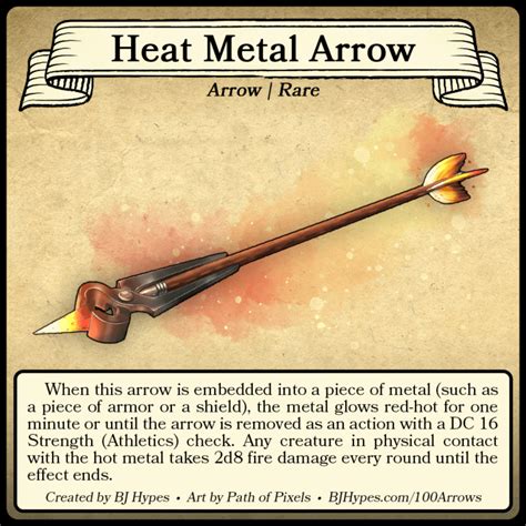 [OC] Heat Metal Arrow : r/DnD