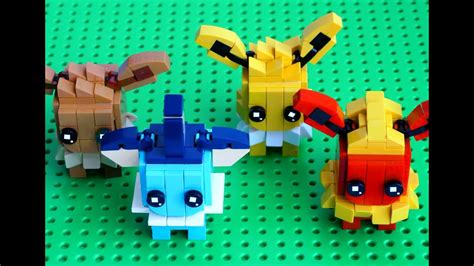 LEGO Pokemon + Instructions Part 29 - Vaporeon, Jolteon, and Flareon ...