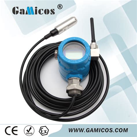 Gamicos Wireless Diesel Fuel Fuel Oil Water Tank Level Gauge - Wireless Level Sensor and ...