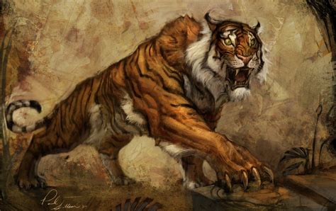 Tomb Raider tiger - concept art Big Cats Art, Cat Art, Fantasy Creatures, Mythical Creatures ...