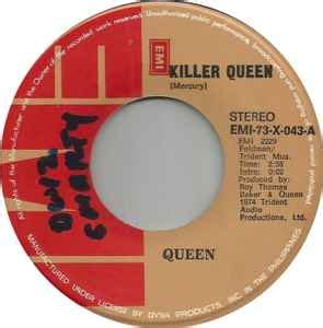 Queen – Killer Queen (1975, Vinyl) - Discogs