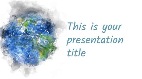 Tema gratis de Powerpoint y Google Slides con diseño medioambiental ...