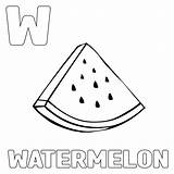 Slice Of Watermelon Coloring Page sketch template