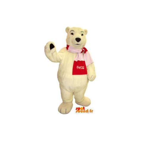 Purchase Polar bear mascot character costume Coca-Cola in Bear mascot ...