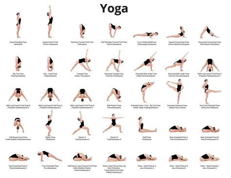 75 Yoga Poses PDF 8.5x11 - Etsy | Ashtanga yoga primary series, Yoga ...