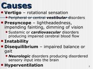 Dizziness | PPT