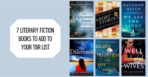 7 Literary Fiction Books to Add to Your TBR List