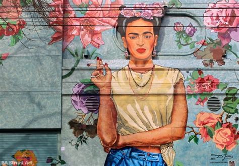 Beautiful Frida Kahlo Street Art in Buenos Aires - Adventures of Yoo