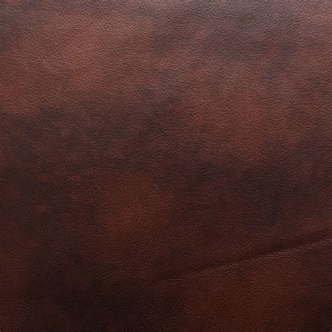 DISTRESSED ANTIQUE AGED BROWN FIRE RETARDANT FAUX LEATHER UPHOLSTERY ...