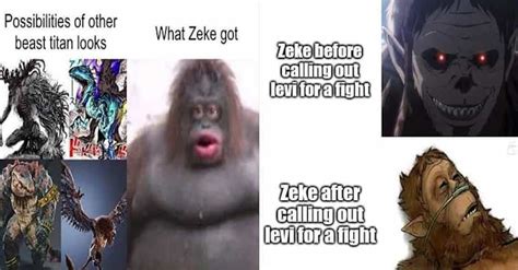 21 Hilarious Zeke Yeager Memes Dedicated To Our Favorite Monke