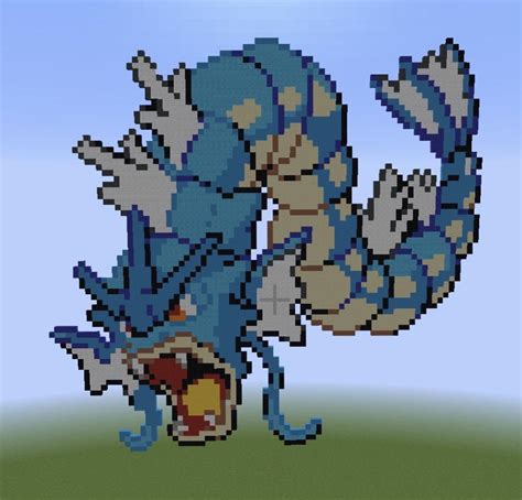 Gyarados Pixel Art I Made. : r/pokemon