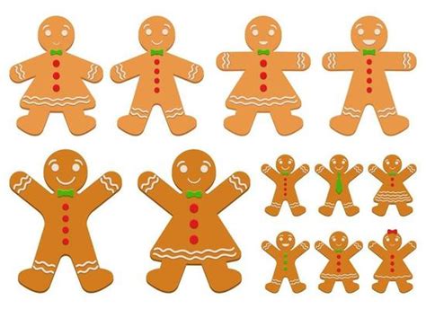 Gingerbread Man Vector Art, Icons, and Graphics for Free Download