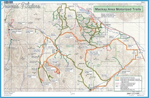 Idaho Hiking Trail Maps - TravelsFinders.Com