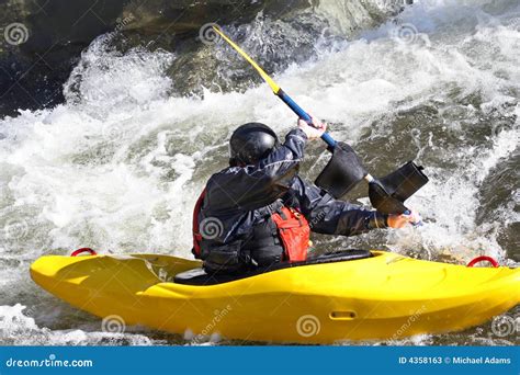 Whitewater Kayak stock image. Image of rapids, boat, extreme - 4358163