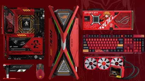 ASUS ROG announces new Evangelion PC parts, including an RTX 4000 GPU