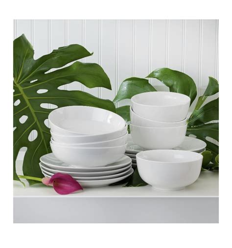 Porcelain Dinnerware – 16 Piece Set – Matchless VGW