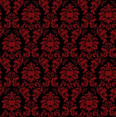 Red and black damask wallpaper | Damask wallpaper, Red damask ...