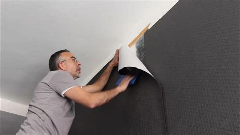 Installation of vinyl wall coverings DELIWALL - YouTube