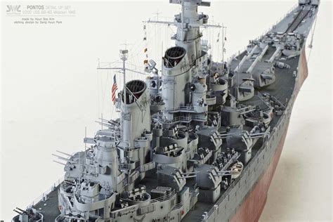 Model ships, Uss missouri, Model warships