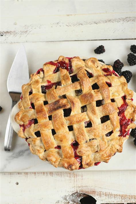 Blackberry Pie Recipe (Homemade Pie Crust) | A Farmgirl's Kitchen