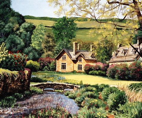 Cotswolds Painting by Roger Witmer - Fine Art America