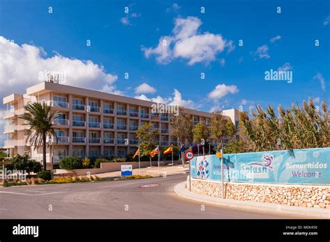 Splash World water park at Hotel Sur Menorca in the small village of ...