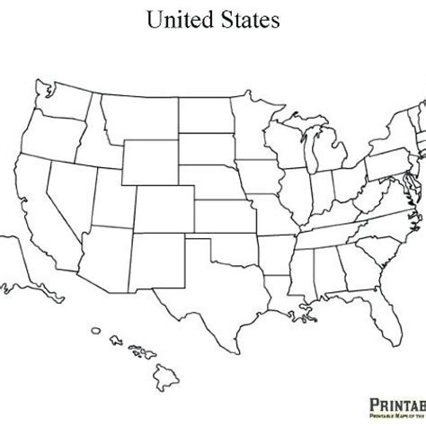 Us Blank State Map - Map Of Western Hemisphere