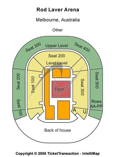 Rod Laver Arena Tickets, Seating Charts and Schedule in Melbourne VIC ...