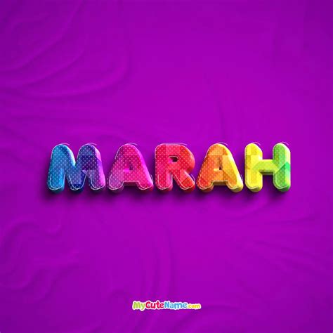 Marah Meaning **UPDATE 2023** What Is The Meaning Of Name, 56% OFF