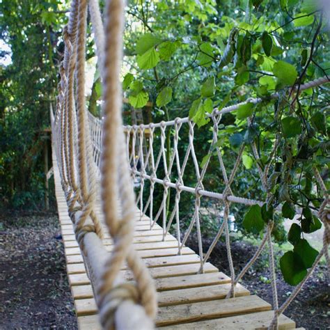 Suspended Rope Bridge photos — Treehouses, Rope Bridges, Treetop Walkways and Nest Swings Rope ...