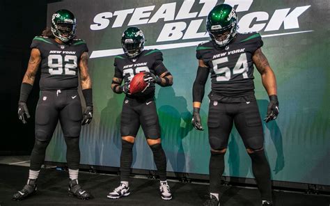 WATCH: Jets unveil new uniforms, including 1st-ever black alternate - nj.com