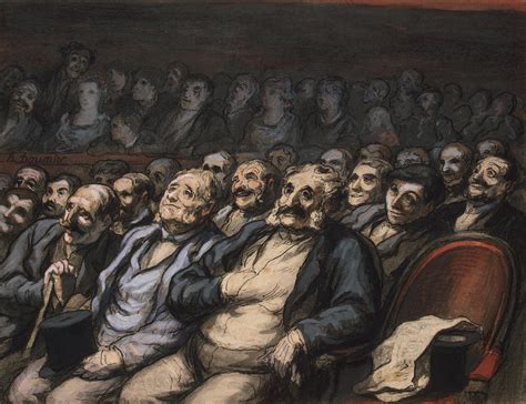Orchestra Seat - Honore Daumier | Endless Paintings