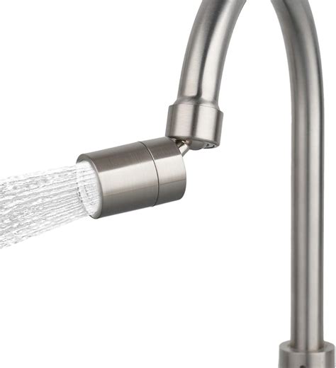 Waternymph 360 Degree Swivel Sink Faucet Aerator, Big Angle Water Saving Dual Function Kitchen ...