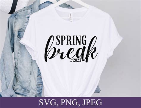 Spring Break 2023 Svg Spring Break 2023 Png Spring Break - Etsy