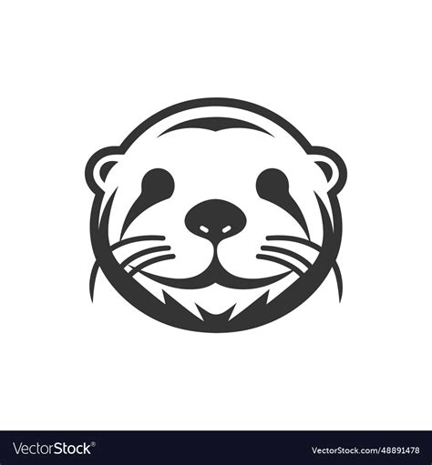 Sea otter icon Royalty Free Vector Image - VectorStock